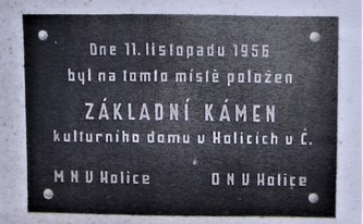 Základní kámen kulturního domu